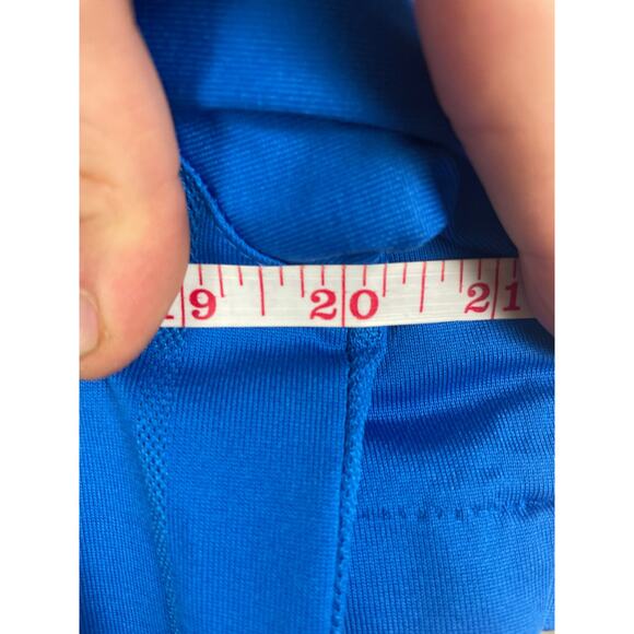 Tiger Woods Collection Mens Dri Fit Blue Short Sleeved Athletic Golf Polo Size S - Picture 6 of 7